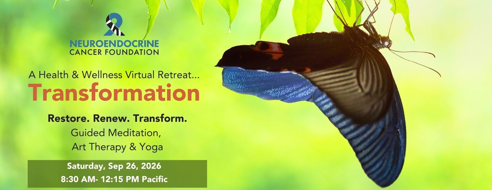 September 26, 2026: "Transformation" Retreat